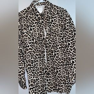 Leopard Jean jacket